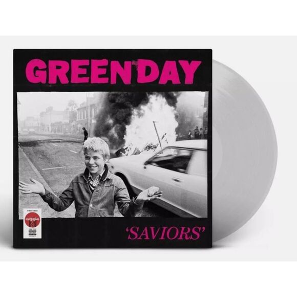 VINYL Green Day: Saviors - Exclusive Clear LP SEALED - Picture 3 of 5
